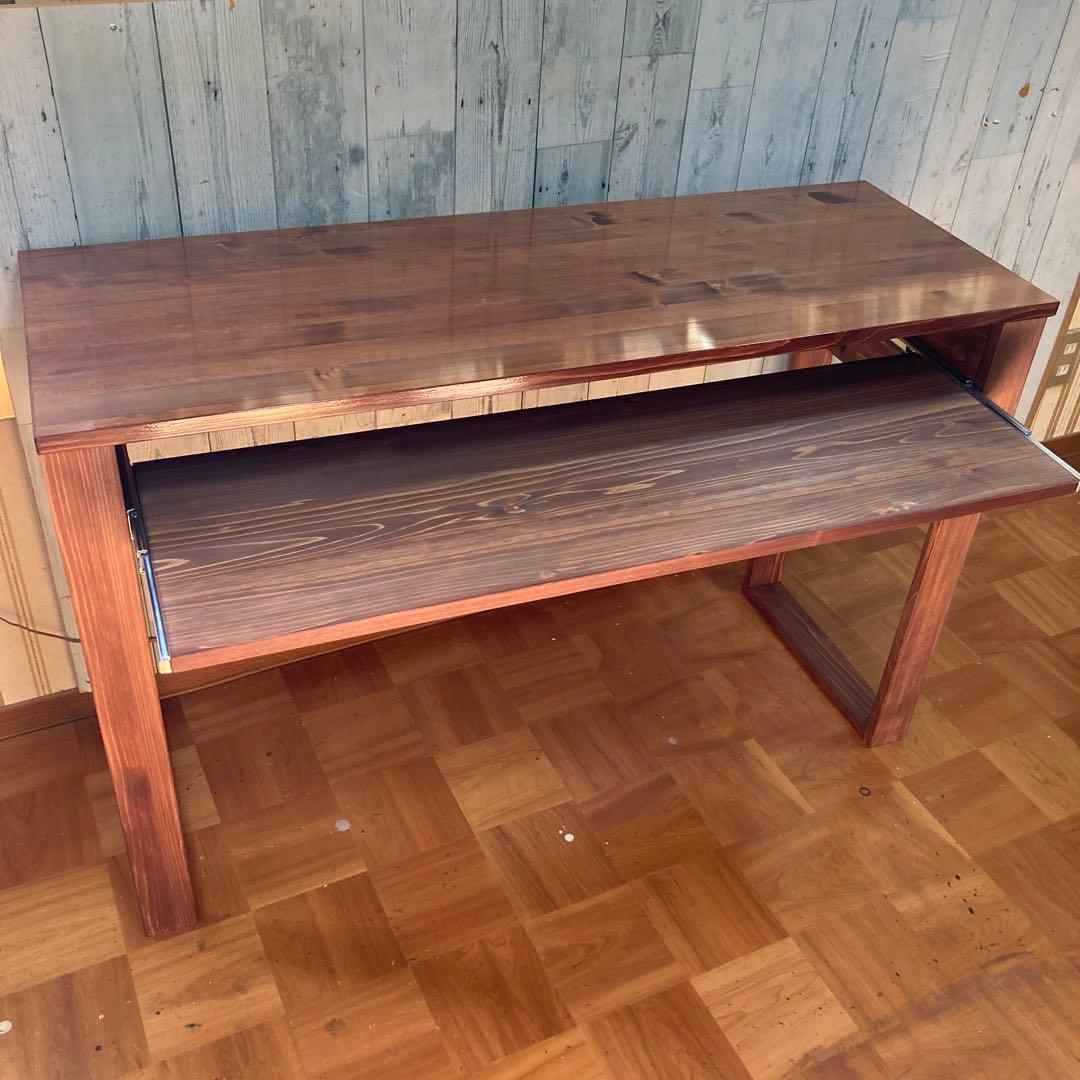 DTM スライドテーブル 幅140cm ヒノキの集成材