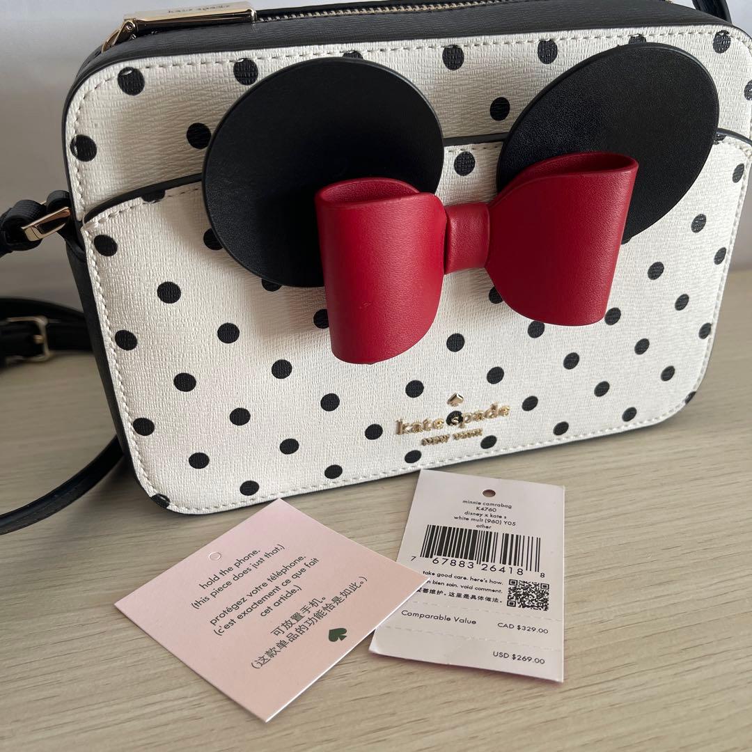 新品)ミニーちゃん　ケイトスペード ショルダーバッグ レディース ホワイト
