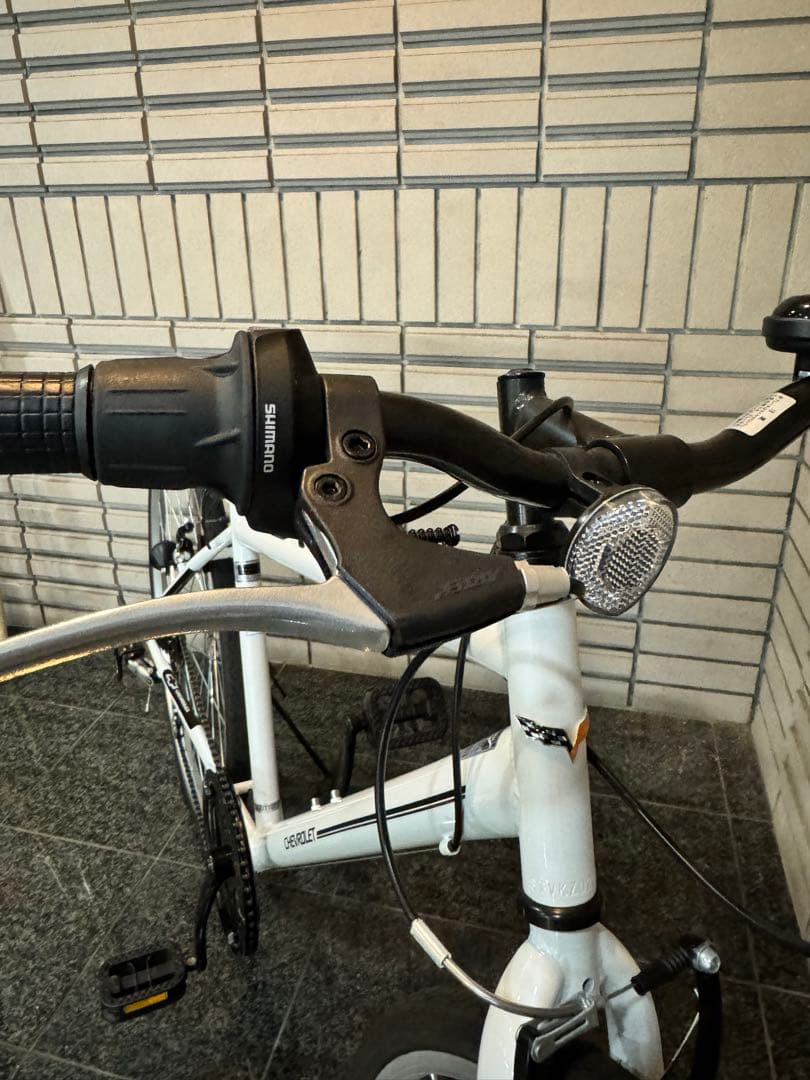 即乗りOK】街乗り自転車 ホワイト 状態良好 通勤・通学 ロードバイク