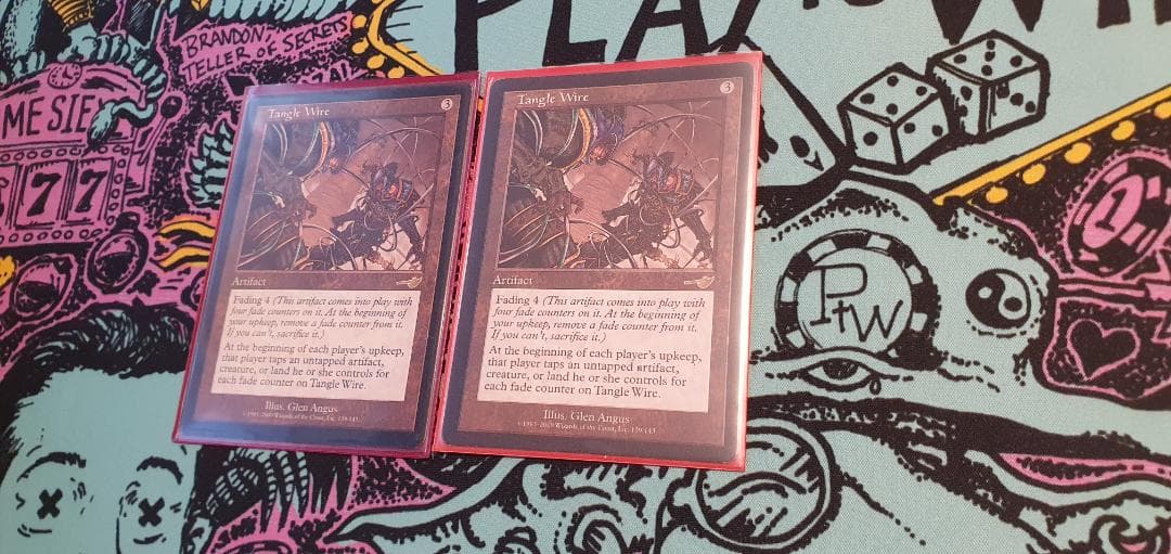 MTG からみつく鉄線 tangle wire ネメシス英語版　2枚