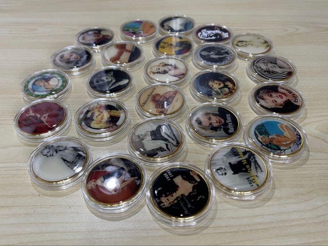 マリリンモンロー Marilyn Monroe メダル 25ヶ