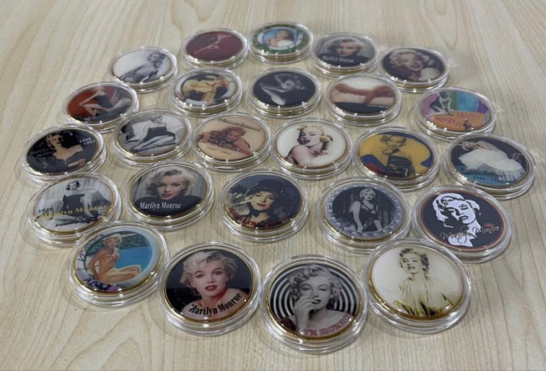 マリリンモンロー Marilyn Monroe メダル 25ヶ