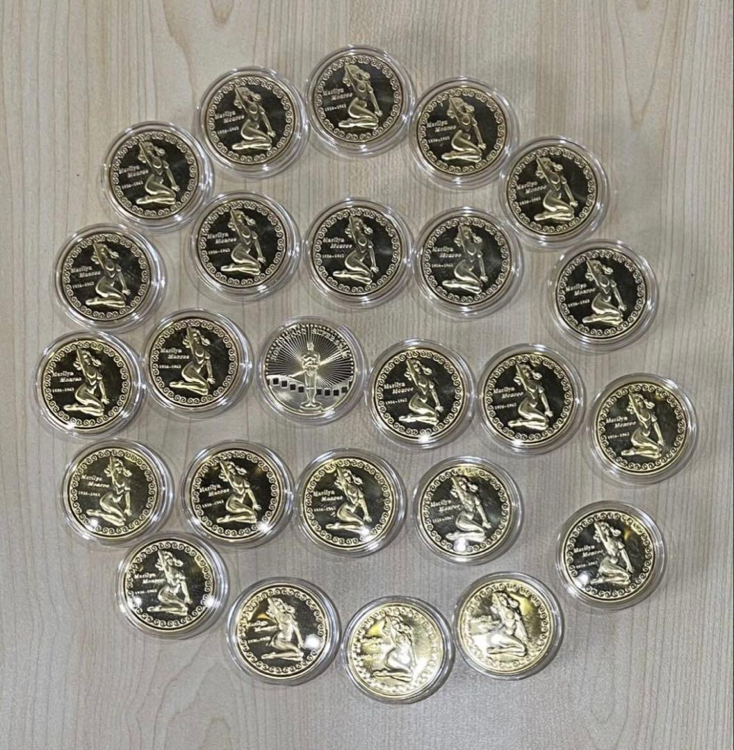 マリリンモンロー Marilyn Monroe メダル 25ヶ