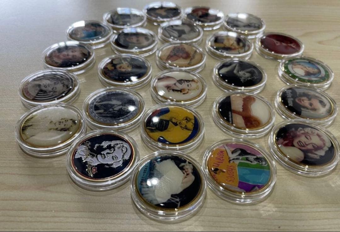 マリリンモンロー Marilyn Monroe メダル 25ヶ