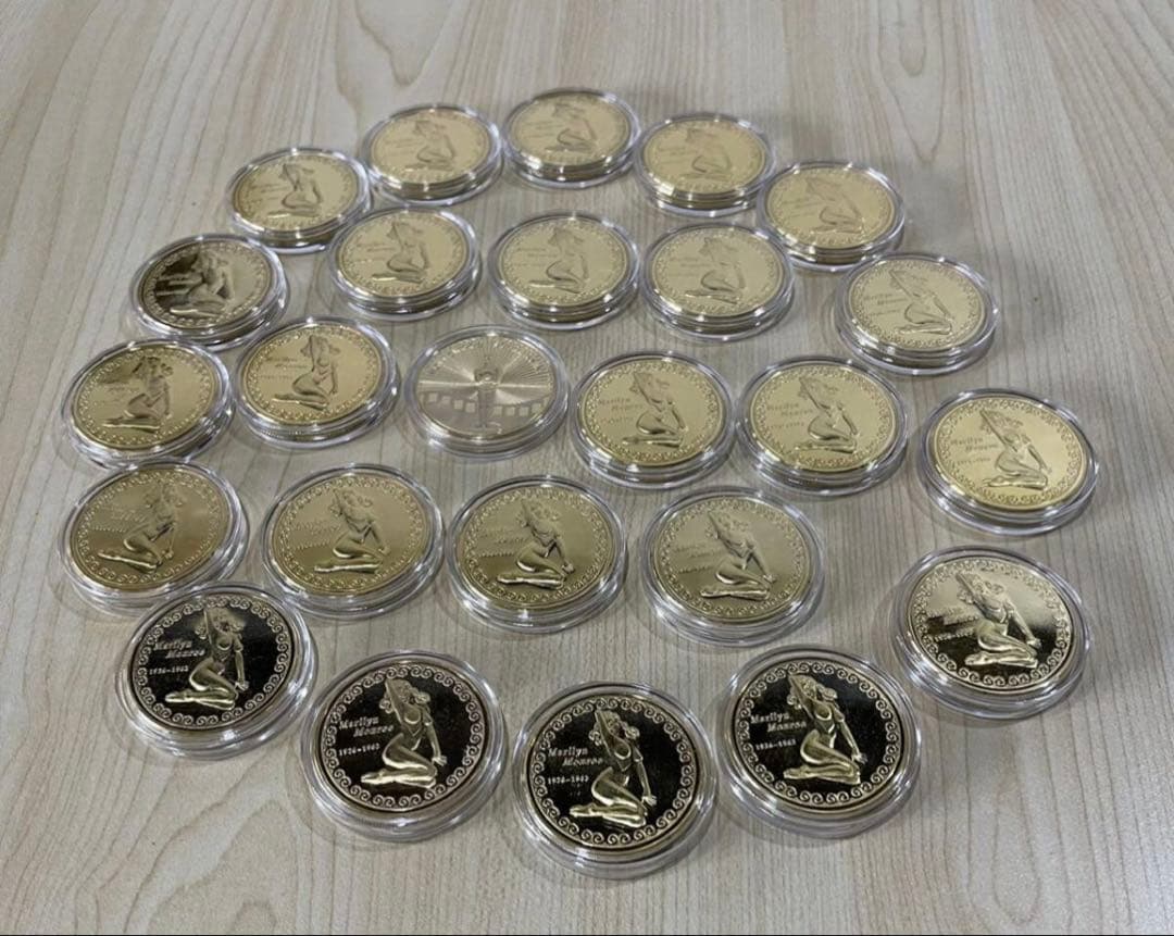 マリリンモンロー Marilyn Monroe メダル 25ヶ