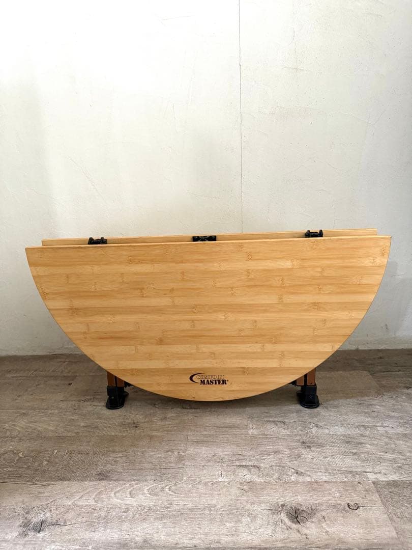 Colemanコンフォートマスター バンブーオーバルテーブル85
