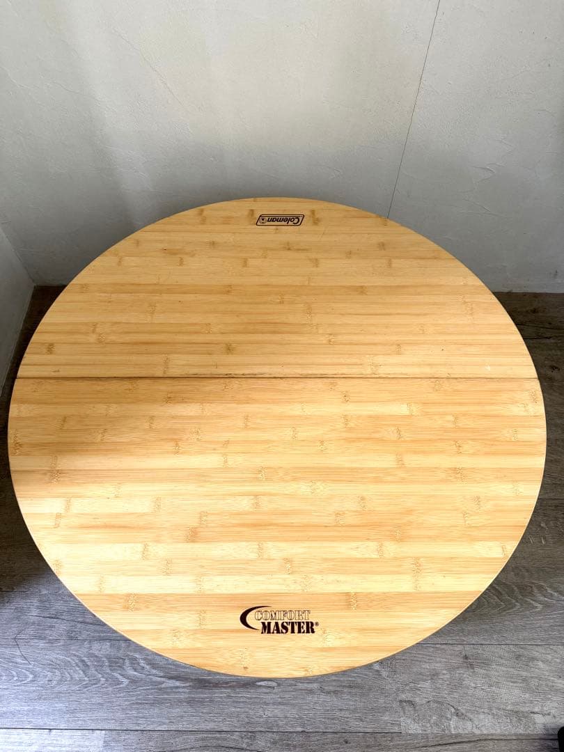 Colemanコンフォートマスター バンブーオーバルテーブル85