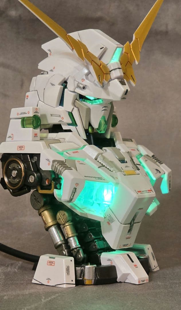 完成品】ユニコーンガンダム メカニカルバスト LED打ち替え