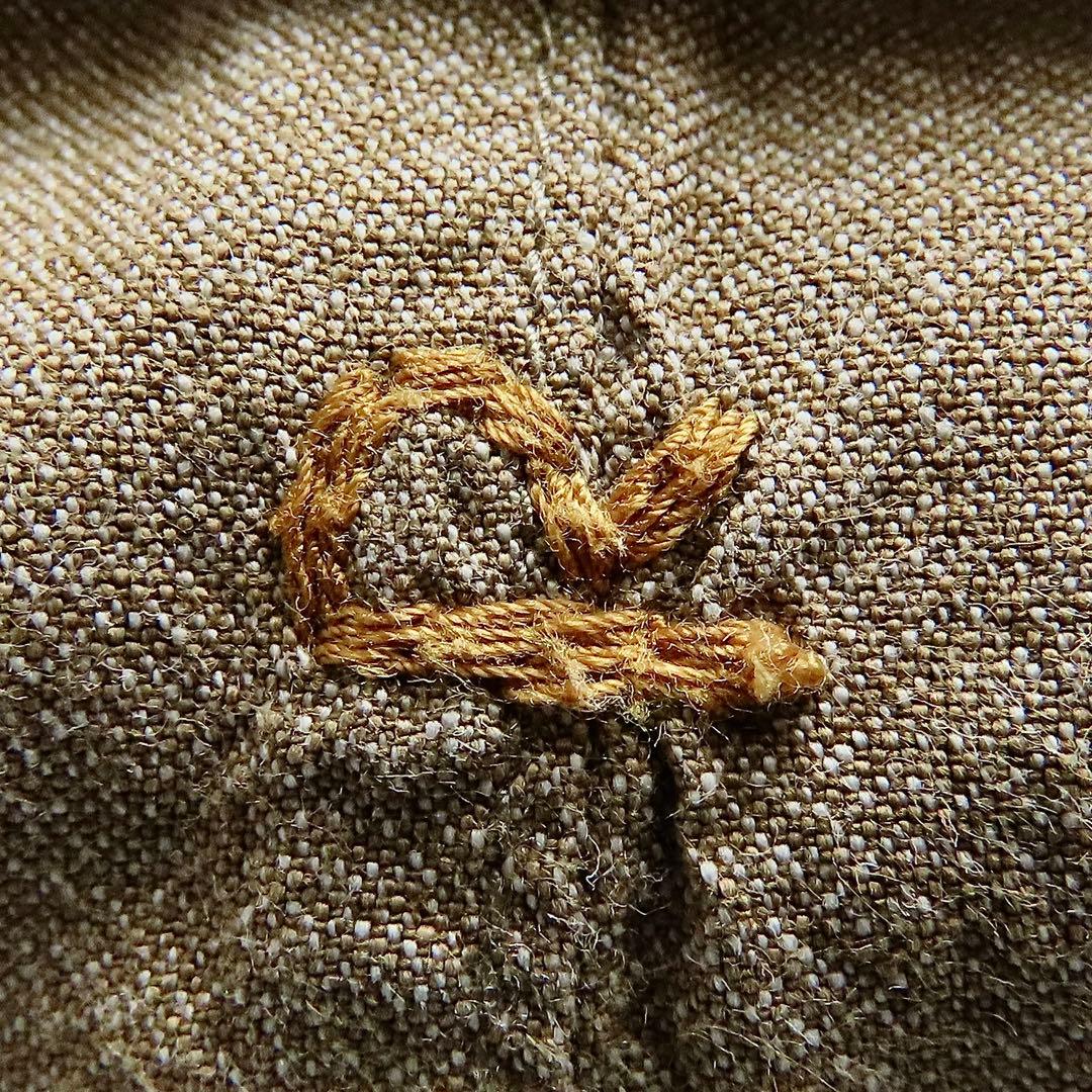 45R 撚り杢ミリタリー平キュロット 2 ワイドパンツ 45rpm