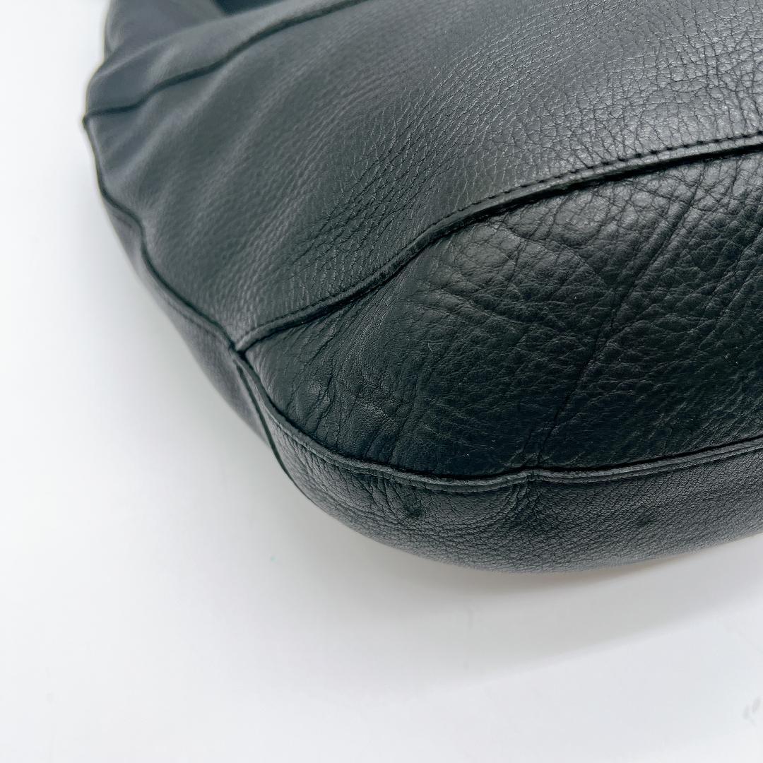 B.Stuff モニカ ワンショルダーバッグ オールレザー ブラック f177