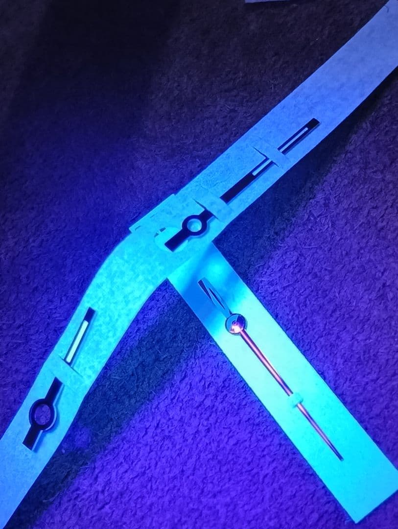 ロレックス　14000 エアキング　黒文字盤　針付き　air king