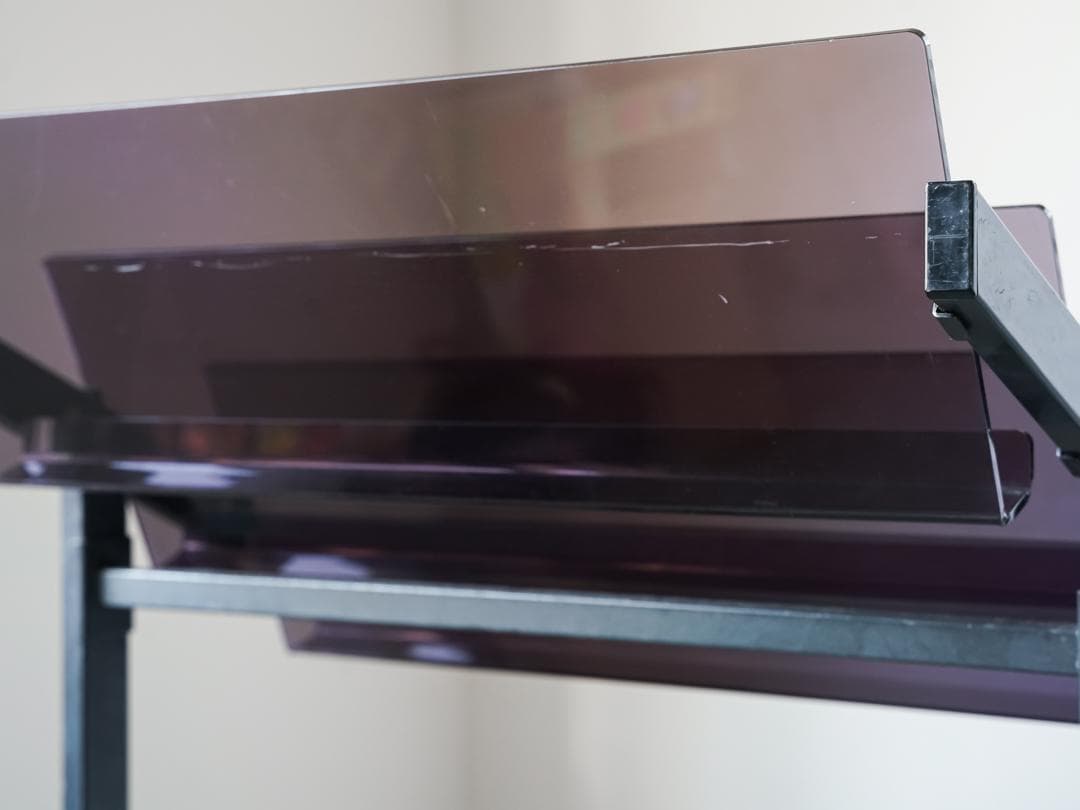 70-80's KOKUYO アクリル マガジンラック スタンド レトロモダン