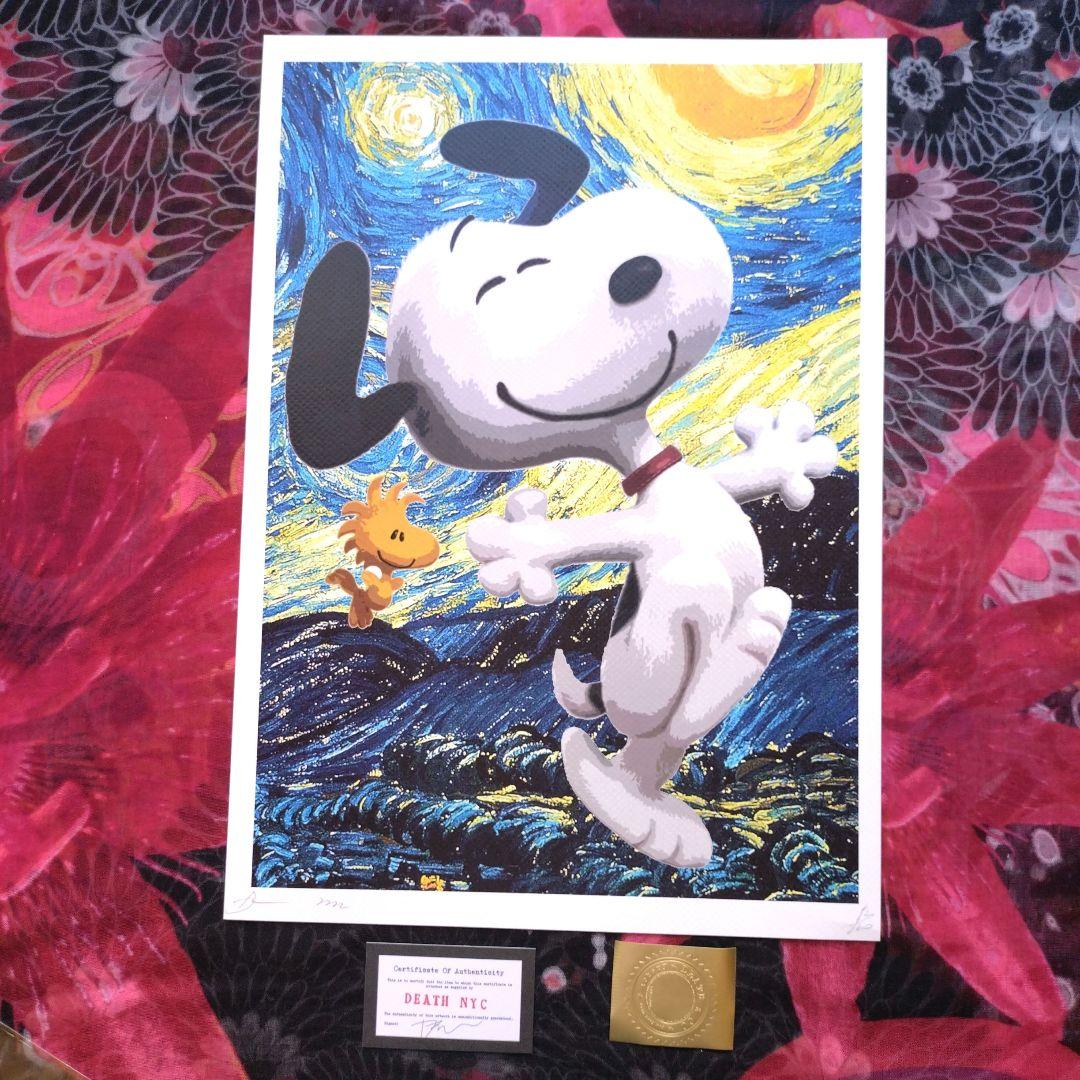 death nyc 世界限定100枚スヌーピーウッドストック