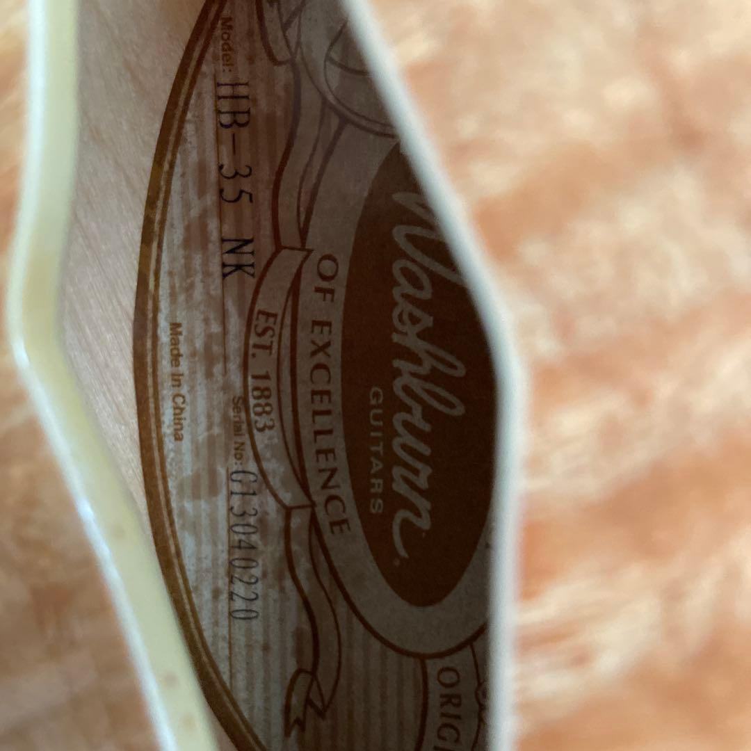 Washburn HB-35 NK セミアコ エレキギター フレイムメープル - メルカリ