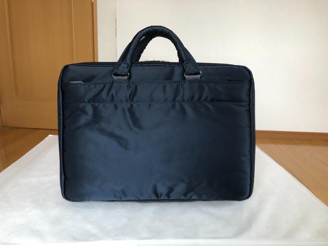 激美品　ポーター　PX　タンカー　ブリーフケース　アイアンブルー　ビジネス　PC
