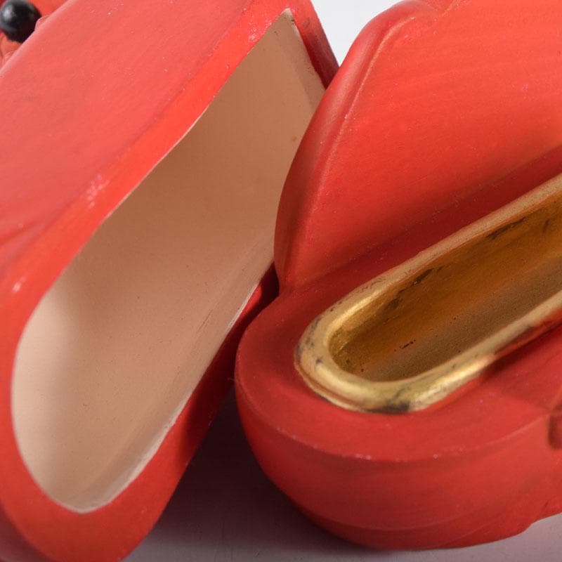 茶道具 京焼 東哉製 海老香合 共布共箱 V 8353