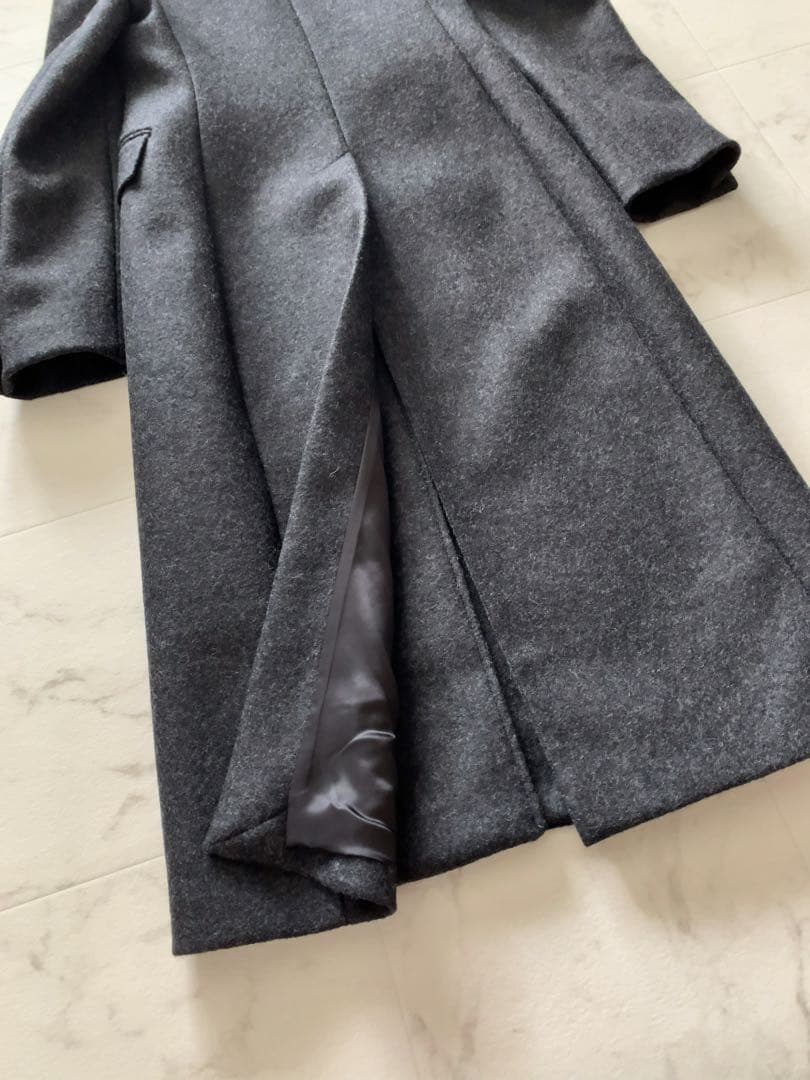 新品タグ付き【ZARA ザラ】ウールチェスターコート☆チャコールグレー
