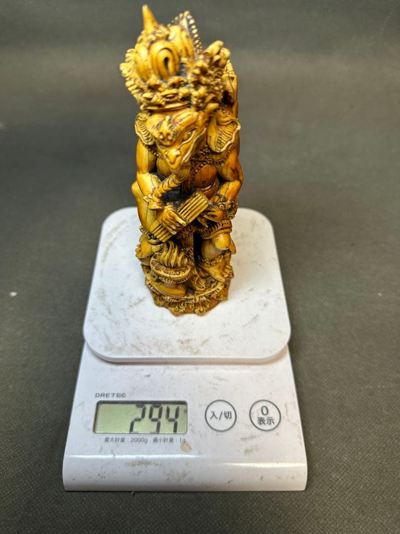 極上 置物 ガネーシャ 象神 仏像 天然素材 アンティーク 骨董 飾り物