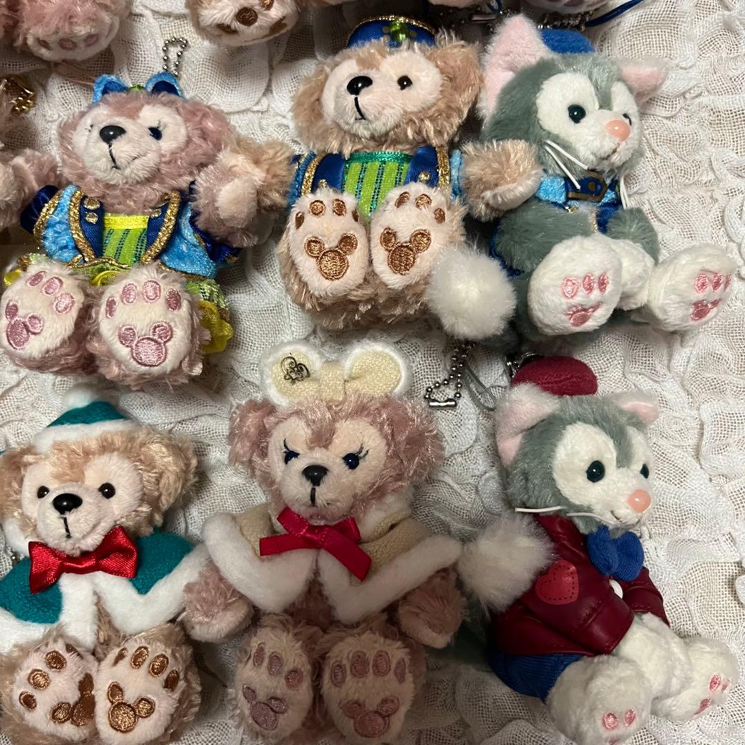 【16体セット】Duffyダッフィー ぬいぐるみ ストラップ ブローチ フレンズ
