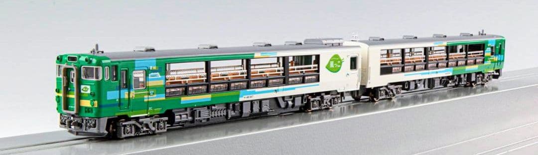 最新ロッド・新品・未開封 キハ48 びゅうコースター 風っこ 夏姿 2両セット