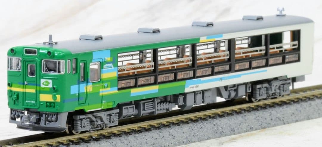 最新ロッド・新品・未開封 キハ48 びゅうコースター 風っこ 夏姿 2両セット