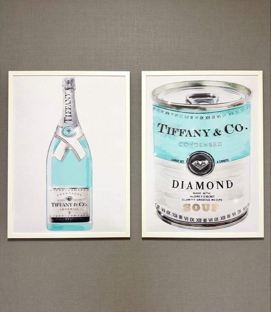No.4♡半額祭♡キャンバスアート ブランドアートポスター Tiffany絵画