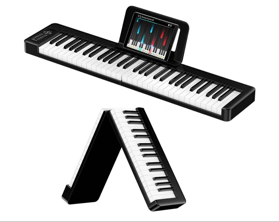 い*ご様 TERENCE 61鍵 ブラック デジタルキーボード - メルカリ