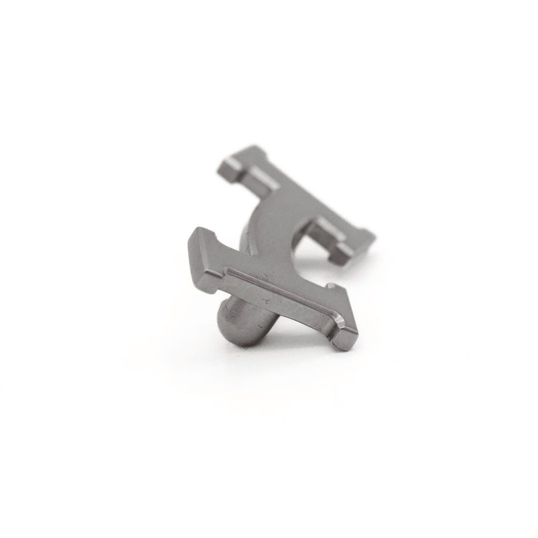 極美品】HERMES エルメス Hスマイル ブローチ スマイリー シルバー