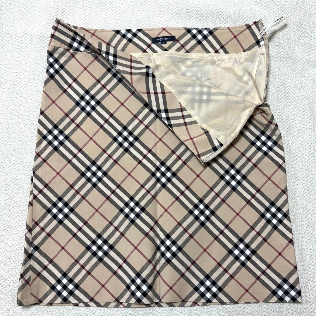 希少サイズ BURBERRY LONDON ノバチェック スカート ストレッチ有