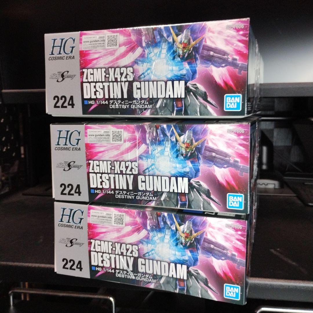 未開封新品 HGCE 1/144 デスティニーガンダム 3個セット