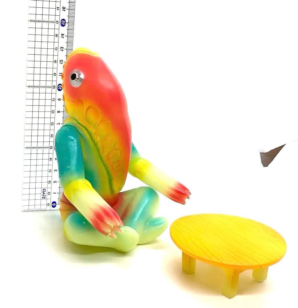 最終値下げ ブルマァク 蓄光 メトロン星人 ちゃぶ台付き ソフビ 希少