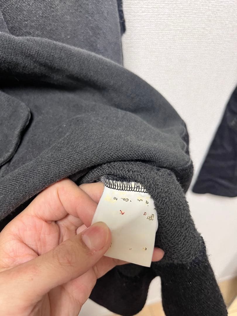 アンダーカバー　scab ノースリーブ　パーカー　ダメージ加工　フェード