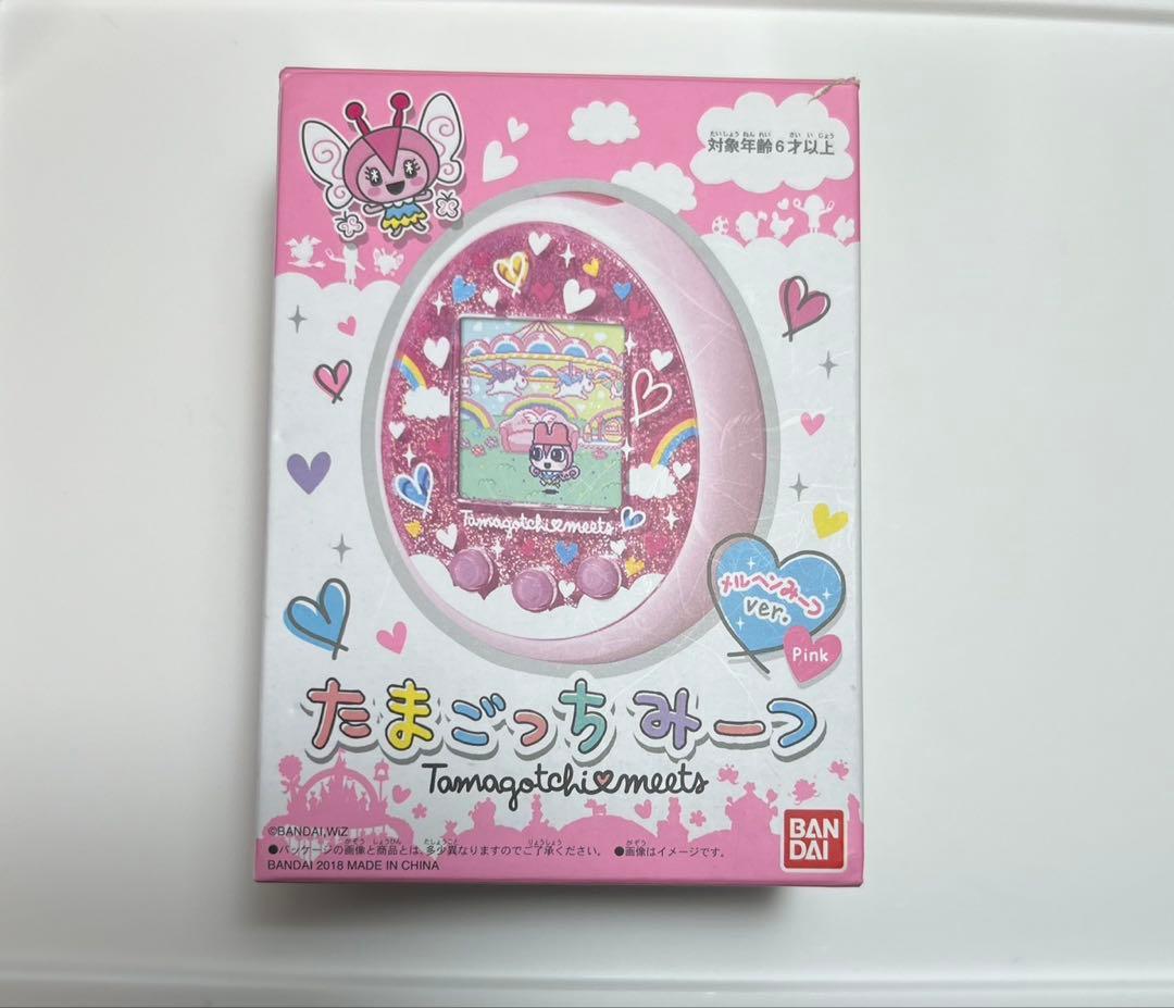 たまごっちみーつ　メルヘンみーつ　ピンク ストラップ付き