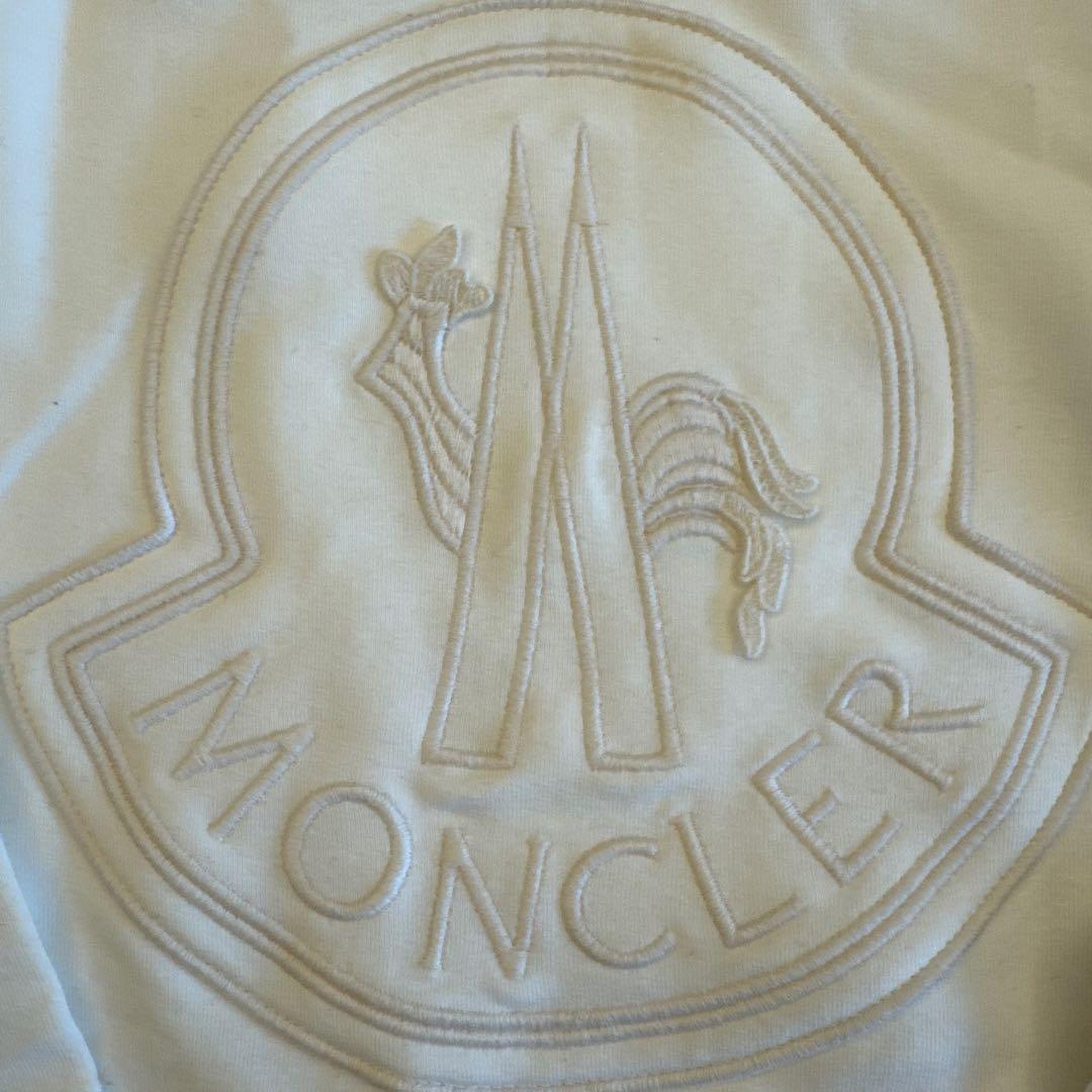 MONCLER ホワイト トレーナー