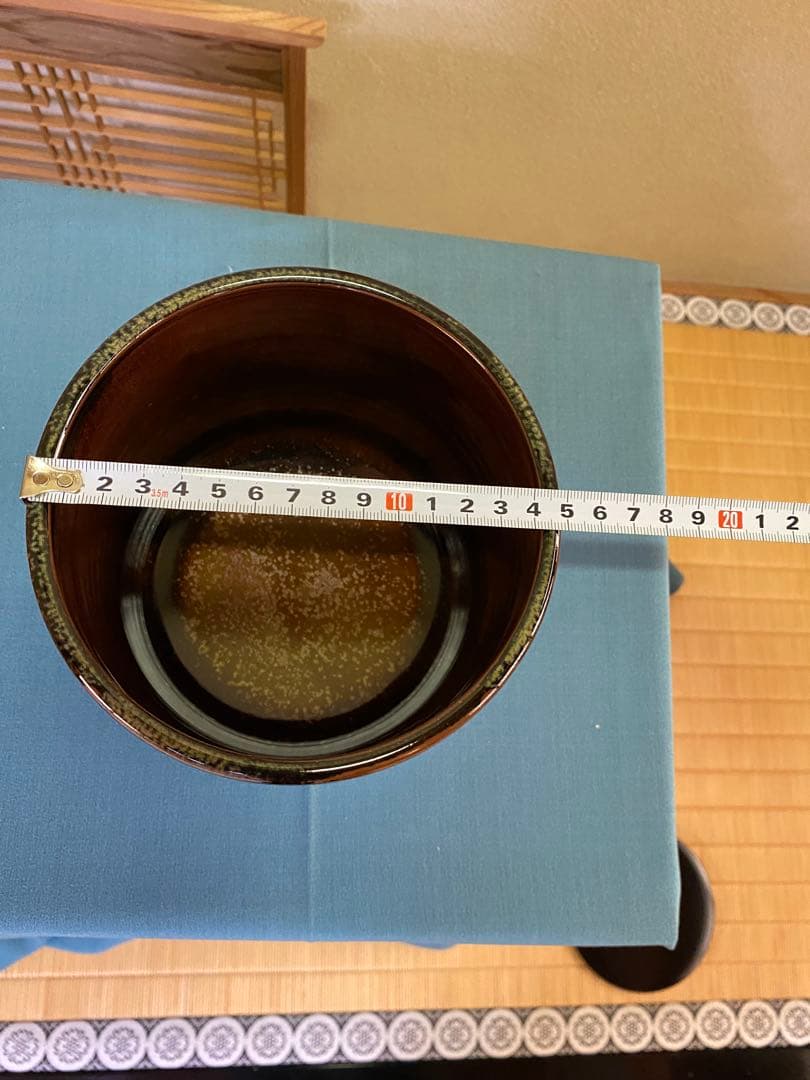 茶道具/水指 宇田佐平 佐平窯 『瀬戸釉一重口』共箱 塗蓋の通販はau