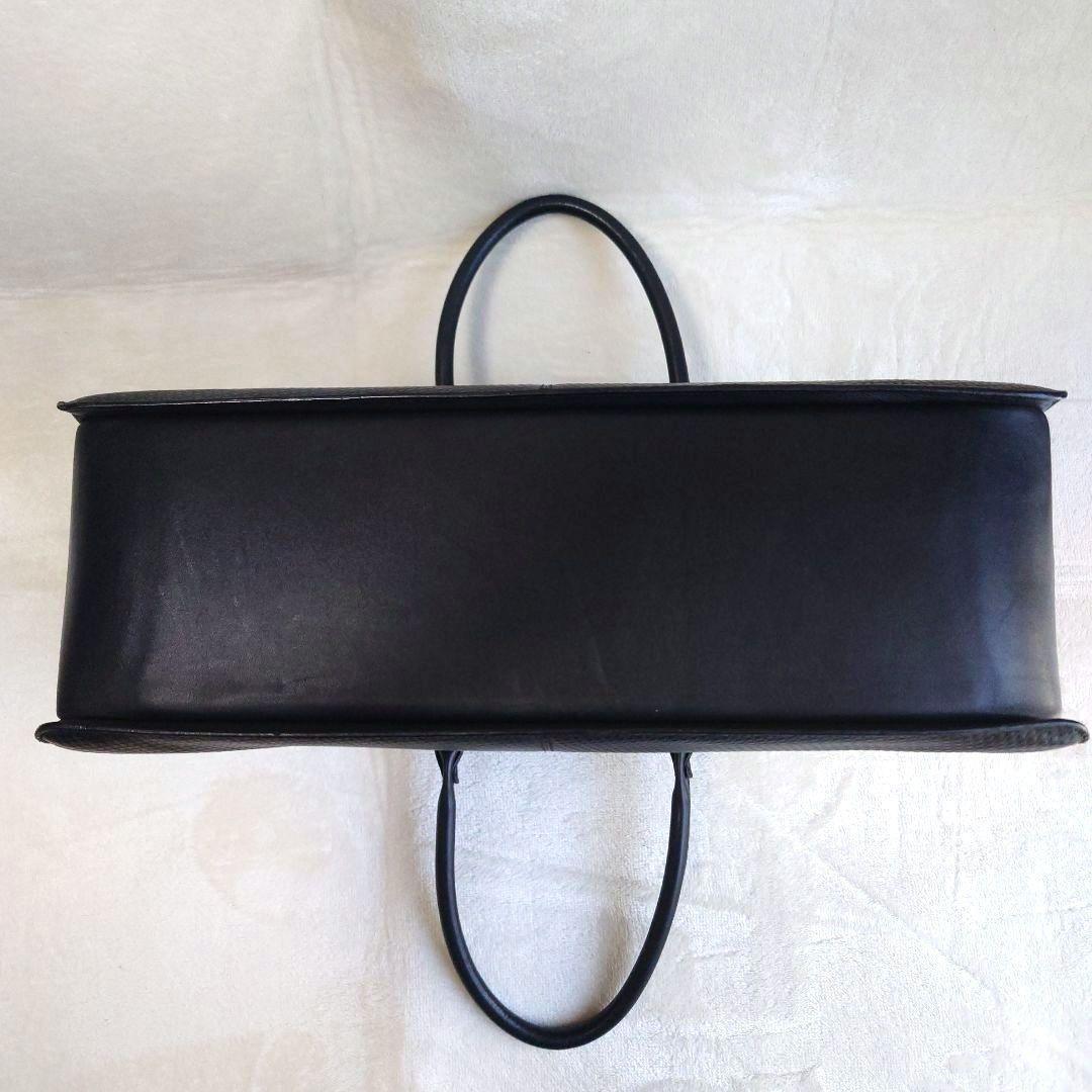 【希少】ダンヒルビ ジネスバッグ マイクロディーエイト レザー dロゴ ブラック