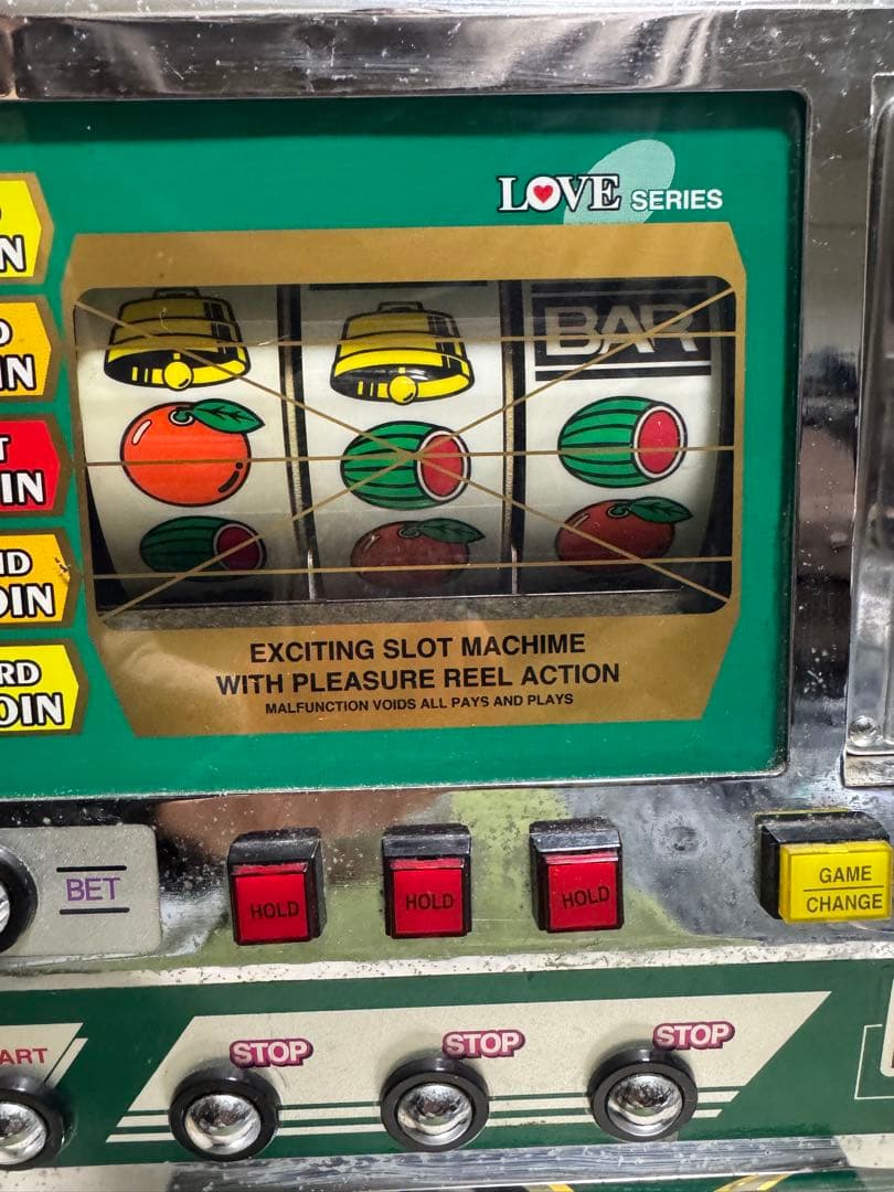 レア希少】卓上ミニスロットマシーン LOVEシリーズ JOMレトロ卓上ゲーム機
