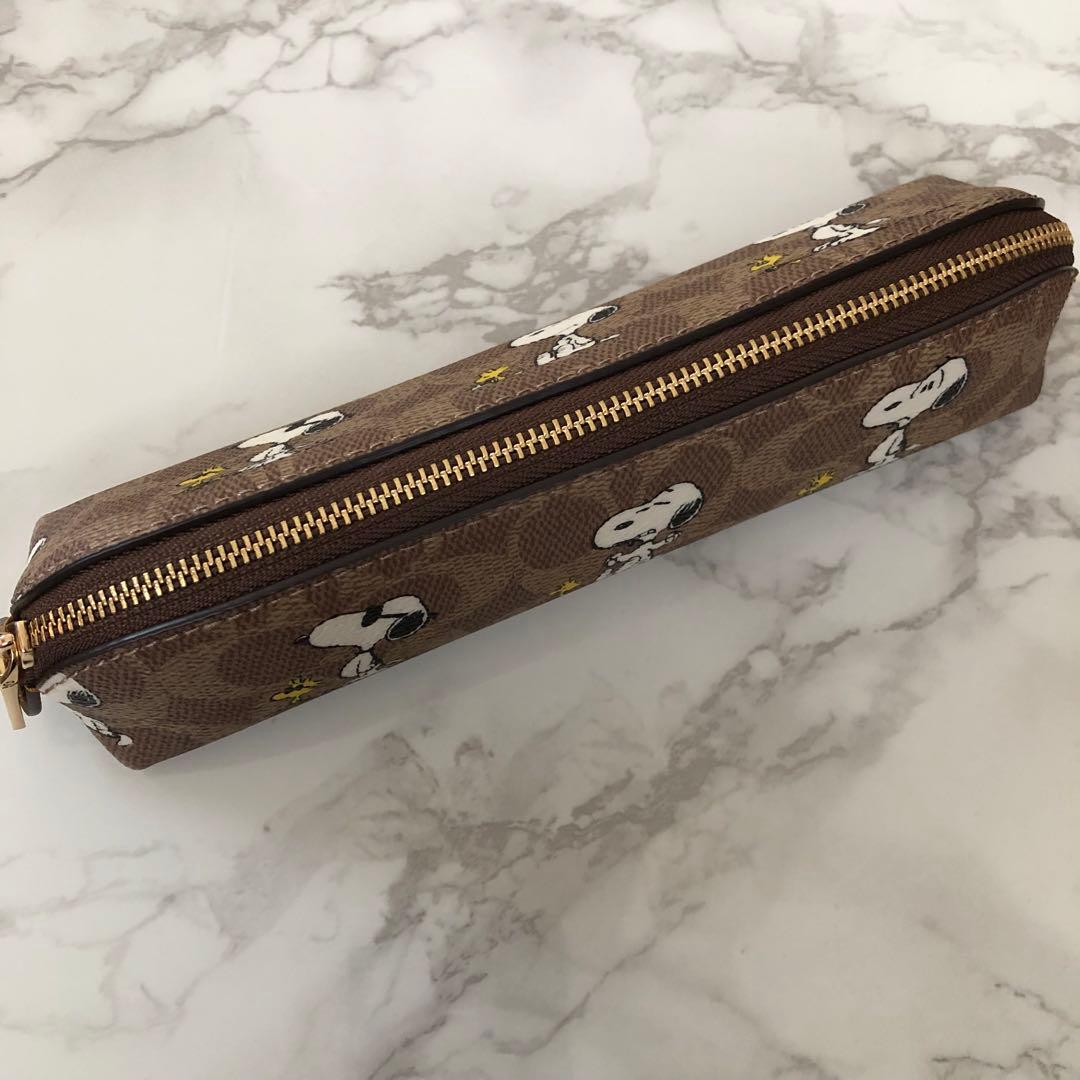 新品未使用 コーチ スヌーピー コラボ ペンケース - メルカリ