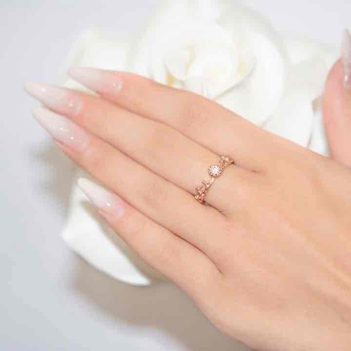 k18 ペリドット スネークチェーン アメリカンピアス