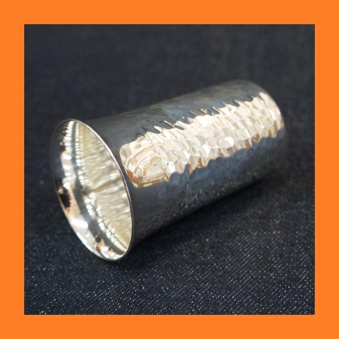 人間国宝 奥山峰石 純銀 ショットカップ 銀製 グラス silver 杯 - メルカリ