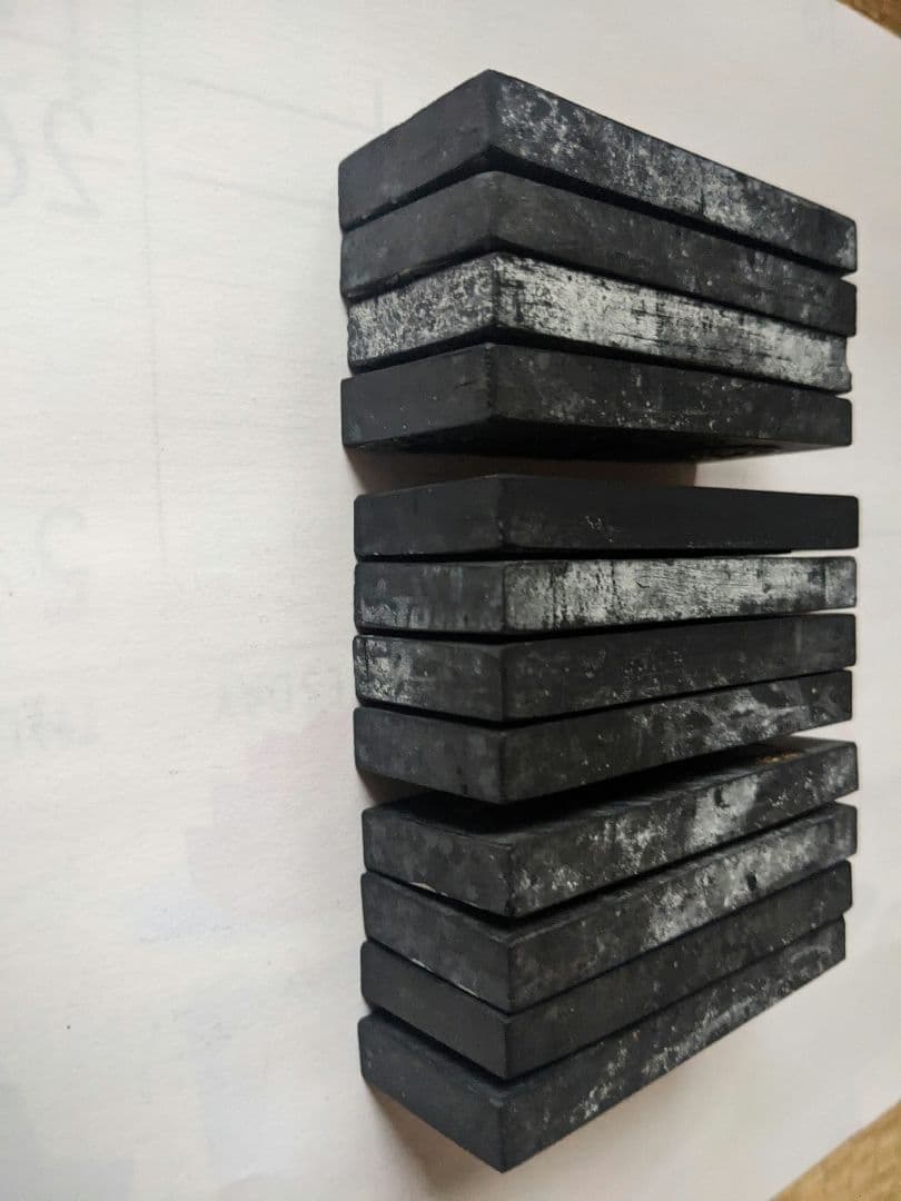 ♢中国 文房四宝 古墨 十二支揃え 干支墨 未使用 書道具 古玩 古美術