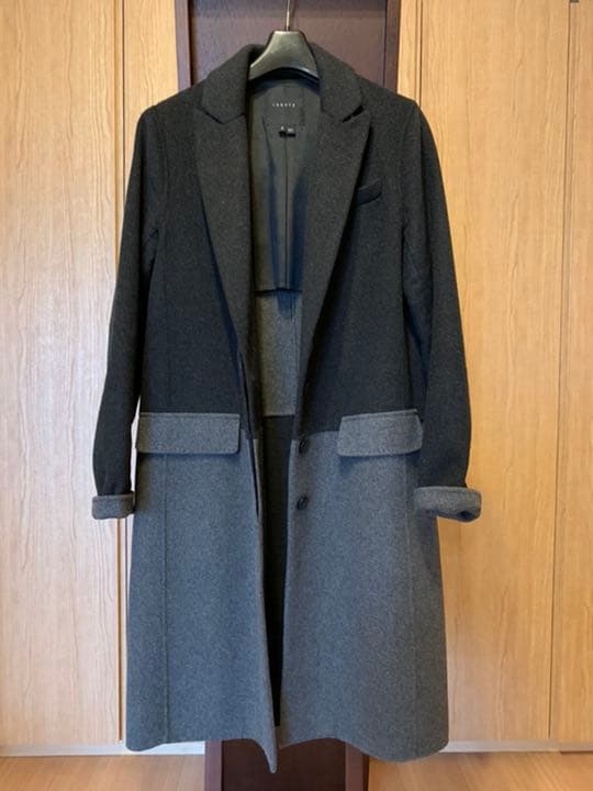 セオリーリュクス☆ダブルフェイス チェスターコート AKIK ウール バイ