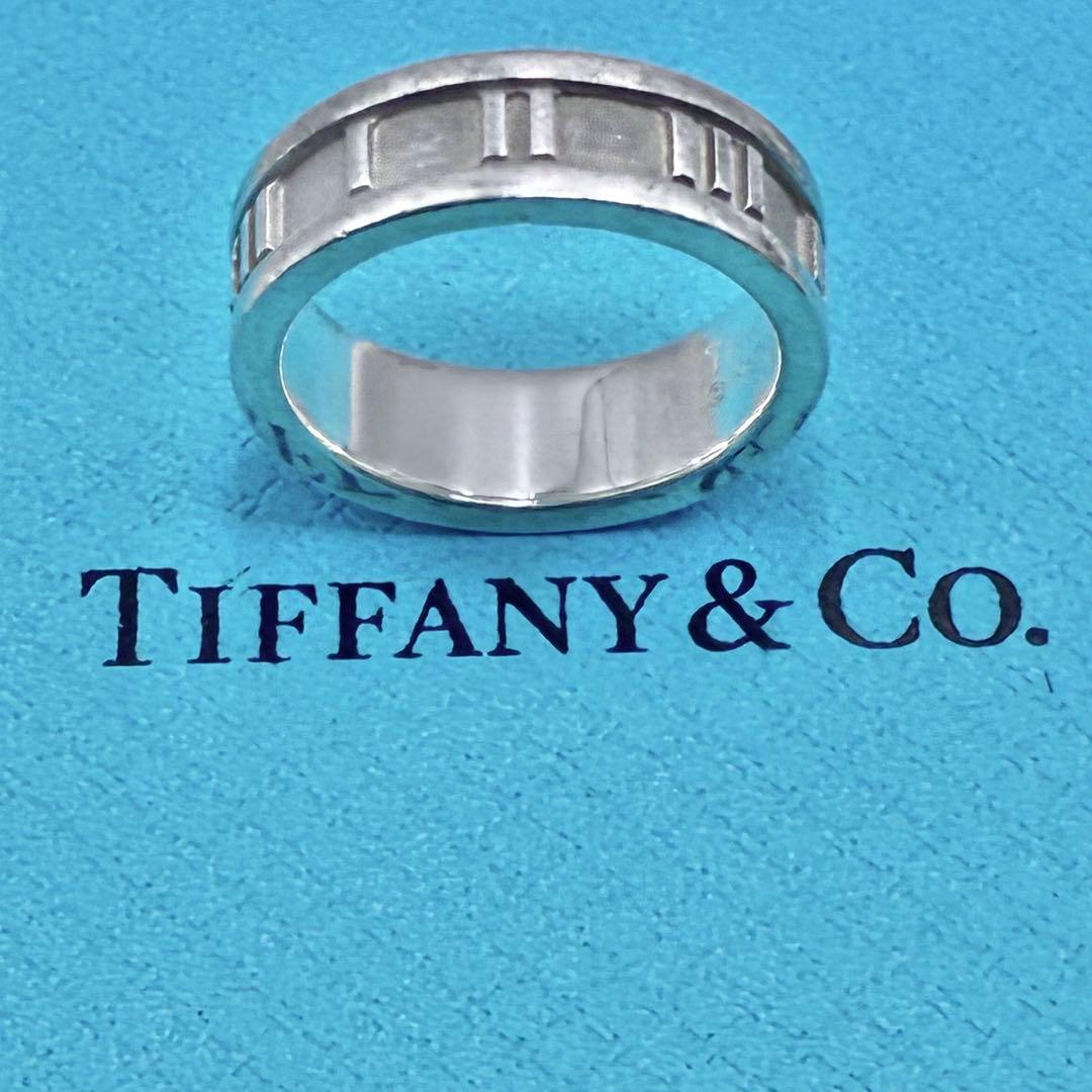 【美品】ティファニー　アトラスリング　11号　シルバー925　レディース　人気