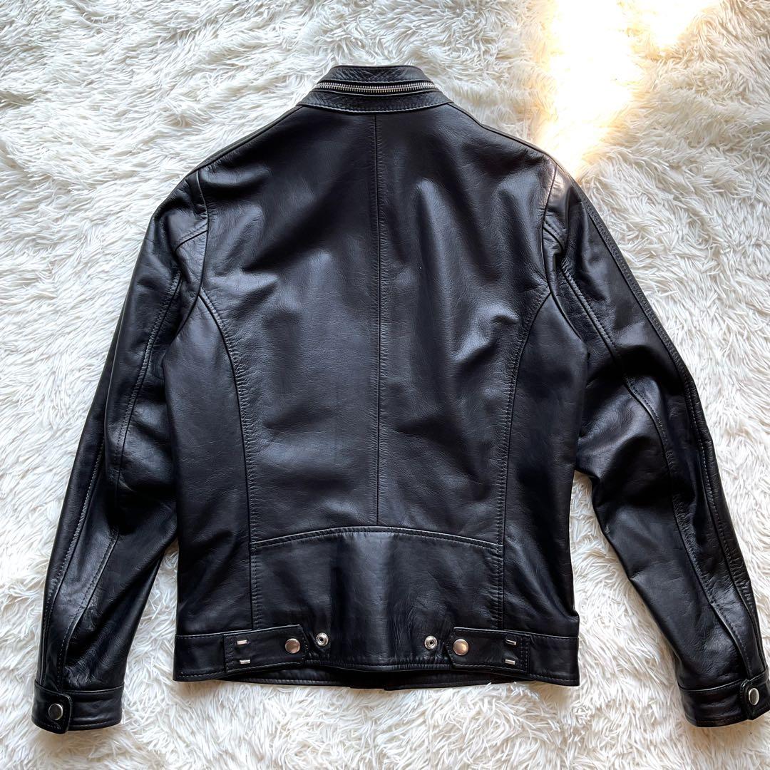 LOVELESS シングルライダース MA-1 羊革 スタッズ ブラック LOVELESS