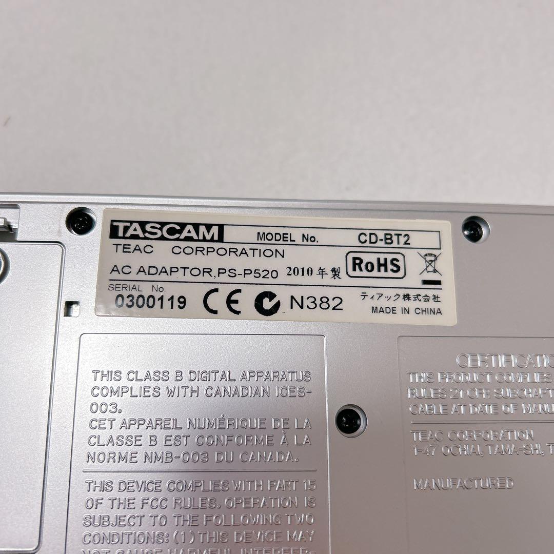 未使用　TASCAM CDトレーナー ベース用 CD-BT2