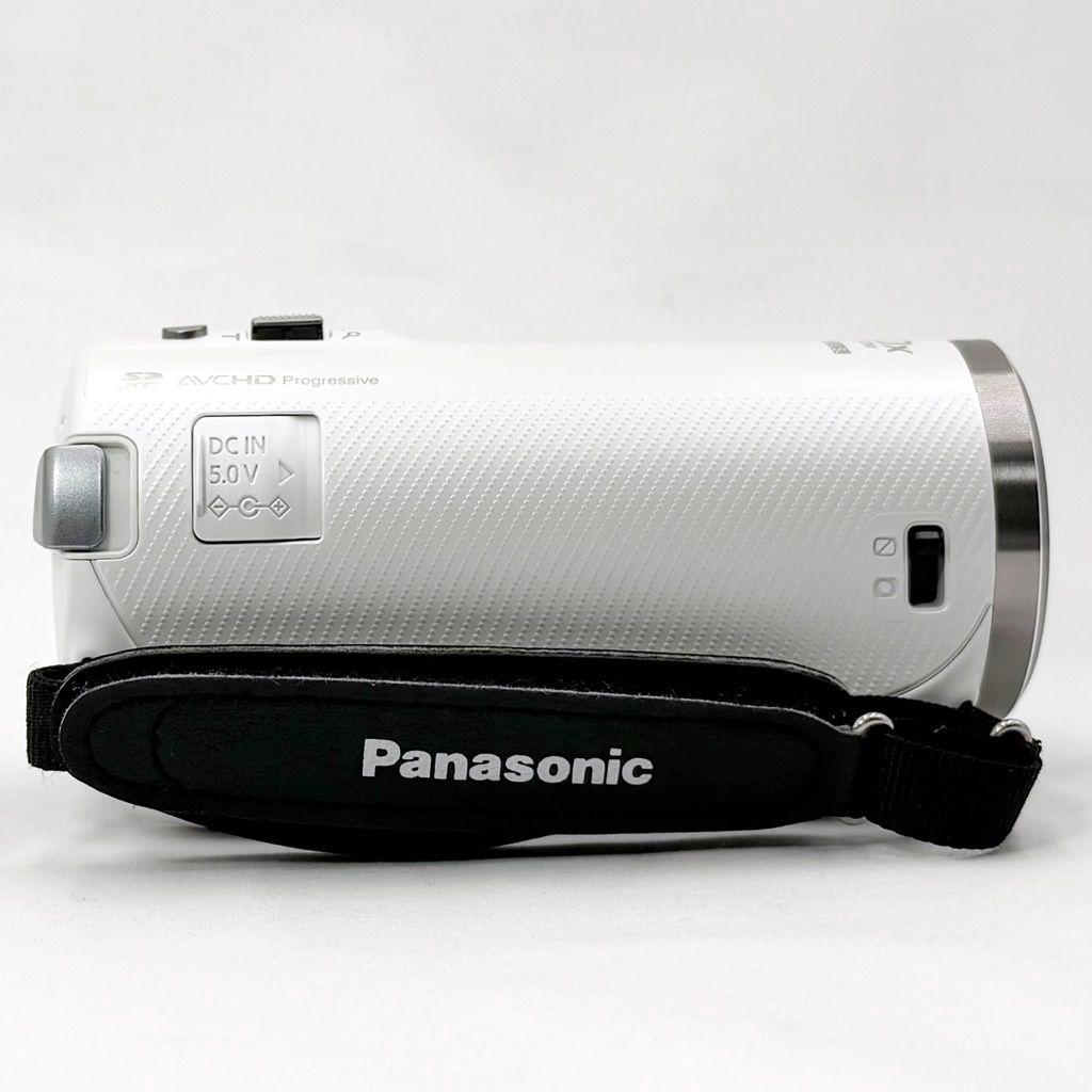 【美品】パナソニック HC-V480MS ホワイト ビデオカメラレコーダー 中古