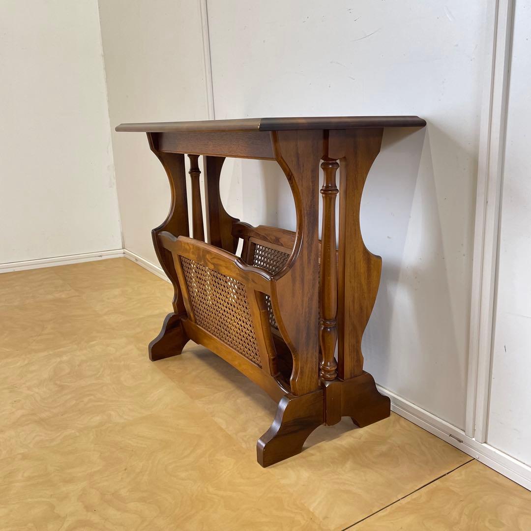 カリモク コロニアル コーナーラック アンティーク ビンテージ ラック