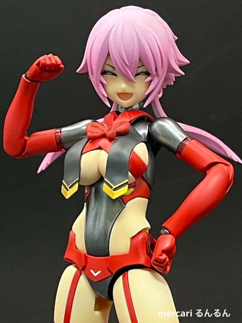 メガミデバイス　皇巫 スサノヲ レガリア 塗装完成品 紅蓮カラーver