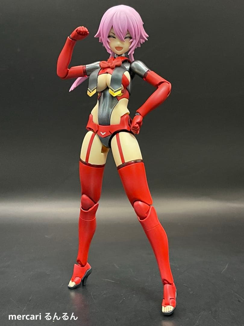 メガミデバイス　皇巫 スサノヲ レガリア 塗装完成品 紅蓮カラーver