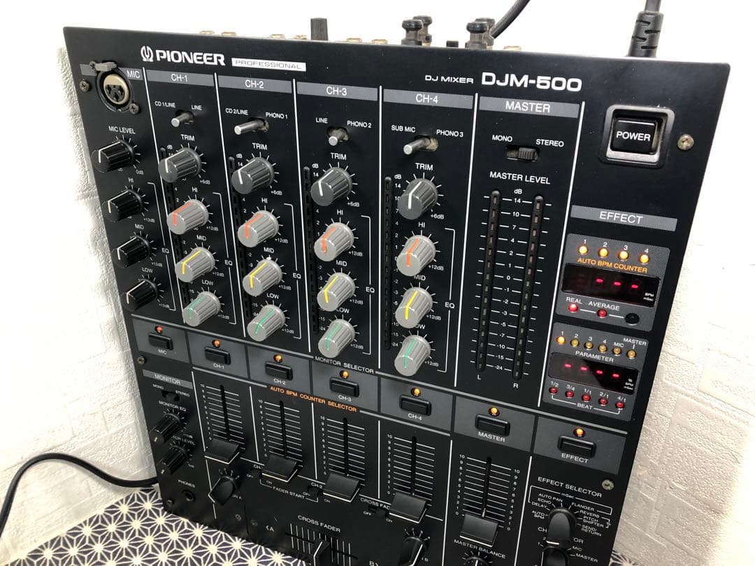 pioneer dj パイオニア DJM-500 フェーダーメンテナンス
